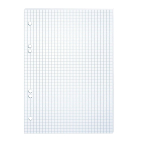 Сменный блок к тетради на кольцах, А5, 80 л., HATBER, "Белый", 011909, 80СБ5B1_02449