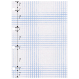 Сменный блок к тетради на кольцах БОЛЬШОГО ФОРМАТА А4, 120 л., BRAUBERG, Белый, 404518