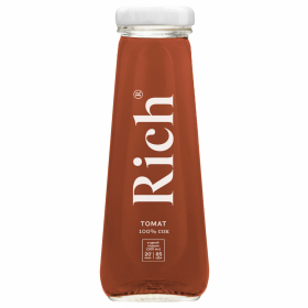 Сок RICH 0,2 л, томат, подходит для детского питания, стеклянная бутылка, 1655301