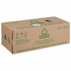 Сок яблоко-персик САДЫ ПРИДОНЬЯ с мякотью 0,2 л, для детского питания, 1737