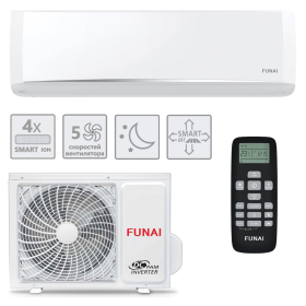 Сплит-система FUNAI RAC-SN20HP.D06, внешний и внутренний блок, площадь помещения до 24 м2, НС-1695049