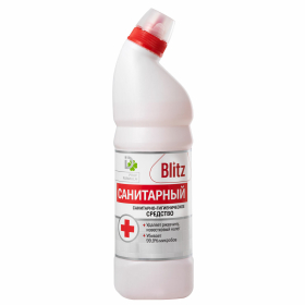 Средство для уборки сантехники и туалета 750 г САНИТАРНЫЙ BLITZ, гель, 8000024