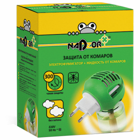 Средство от насекомых фумигатор + жидкость NADZOR (Надзор), 30 ночей, 3809