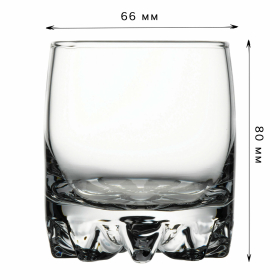 Стакан низкий, 200 мл, КОМПЛЕКТ 6 штук, стекло, PASABAHCE "СИЛЬВАНА", фирменная подарочная упаковка, 42414