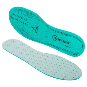 Стельки для обуви АНТИЗАПАХ, УНИВЕРСАЛЬНЫЙ размер RU 34-45 / EU 35-46 с линиями выреза, SHEGRA (ШЕГРА), 700732