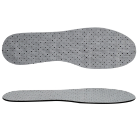 Стельки для обуви с АКТИВИРОВАННЫМ УГЛЕМ, УНИВЕРСАЛЬНЫЙ размер RU 34-45 / EU 35-46, с линиями выреза, SHEGRA (ШЕГРА), 700731