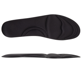 Стельки для обуви с ЭФФЕКТОМ ПАМЯТИ, материал MEMORY FOAM, размер RU 34-39 / EU 35-40, с линиями выреза, SHEGRA (ШЕГРА), 700746