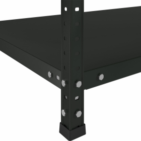 Стеллаж металлический BRABIX "ГРАФИТ MS KD-180/30/70-5", лофт, 1800х700х300 мм, 5 полок, 291267, S240BR123593