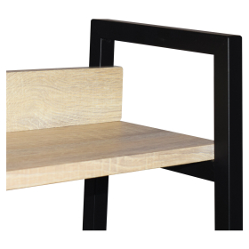 Стеллаж на металлокаркасе BRABIX "LOFT SH-003", 600х350х1500 мм, 5 полок, цвет дуб натуральный, 641236