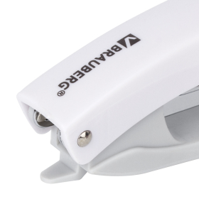 Степлер №10 BRAUBERG "Original", до 12 листов, с антистеплером, белый, 227769