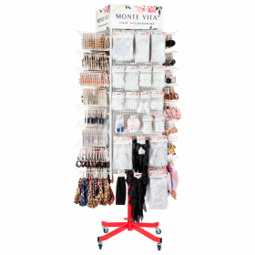 Стойка для размещения товара напольная MONTE VITA, 211x58x58 см, 150 крючков, 507505