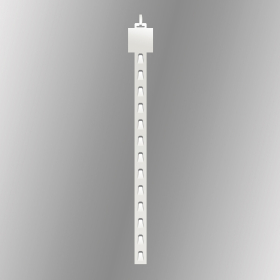 Стриплента на 13 замков, 980х50 мм, с топпером, толщина 0,5 мм, полипропилен, NoName, 504887