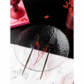 Тарелка обеденная, 240 мм, стекло, PASABAHCE "ХЕЙЗ", 10381СЛ1