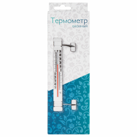 Термометр оконный, "ЛИПУЧКА", диапазон измерения: от -50 до +50 °C, ПТЗ, ТБ-223