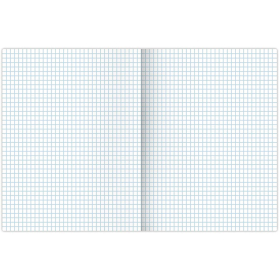 Тетрадь А4, 48 л., BRAUBERG, скоба, клетка, обложка картон, "PASTEL", 404041