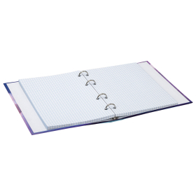 Тетрадь на кольцах А5 (175х215 мм), 160 листов, твердый картон, клетка, BRAUBERG, "Anime Dreams", 404092