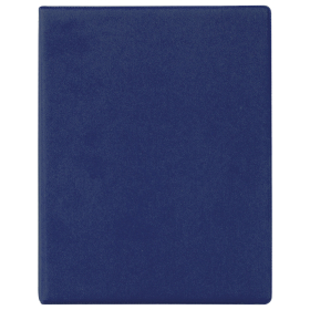 Тетрадь на кольцах А5 (180х220 мм), 80 листов, обложка ПВХ, клетка, BRAUBERG, синий, 403913