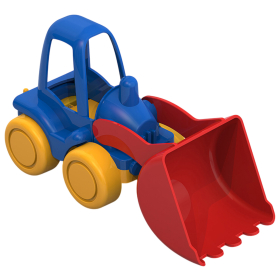 Трактор игрушечный "Нордик", пластиковый, 16,2x6,8x8,6 см, НОРДПЛАСТ, 106/1