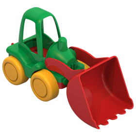 Трактор игрушечный "Нордик", пластиковый, 16,2x6,8x8,6 см, НОРДПЛАСТ, 106/1