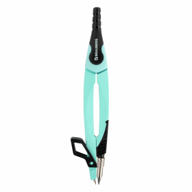 Циркуль с защитным колпачком BRAUBERG "ULTRA", 135 мм, мятный, блистер, 210820