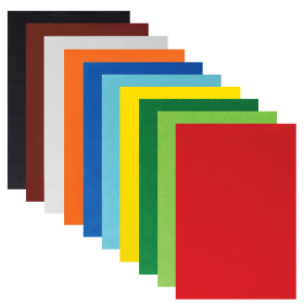 Цветной фетр МЯГКИЙ А4, 1 мм, 10 листов, 10 цветов, плотность 160 г/м2, ЮНЛАНДИЯ, 662048