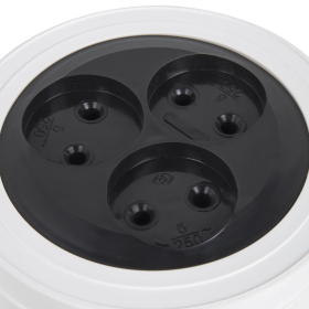 Удлинитель-рулетка Р16-008, 3 розетки без заземления, 5 м, 2х0,75 мм, 1300 Вт, белый, 323