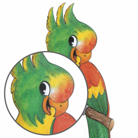 Украшение для окон и стекла ЗОЛОТАЯ СКАЗКА "Забавные зверюшки 4", 25,8х33,5 см, ПВХ, 591238