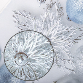 Украшение для окон и стекла ЗОЛОТАЯ СКАЗКА "Зимнее волшебство 1", 30х38 см, ПВХ, 591251