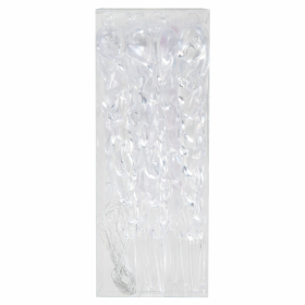 Украшение ёлочное "Сосульки акриловые", 12 шт., 11,5 см, ПВХ-бокс, ЗОЛОТАЯ СКАЗКА, 592147