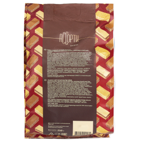 Вафли CONFASHION, ассорти вкусов: крем-брюле, кофе с молоком, халва, 250 г, УТ-00031159