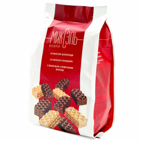 Вафли CONFASHION "Миксэль" ассорти, 250 г, УТ-00031160