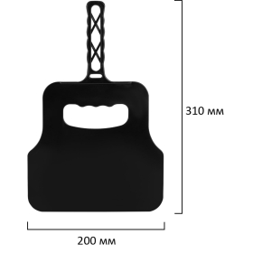 Веер-опахало с ручкой для мангала и барбекю для раздувания огня, размер 31х20 см, цвет АССОРТИ, пластик, 701751