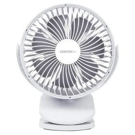 Вентилятор настольный CENTEK CT-5045, 4 режима, d=15 см, 5 Вт, белый