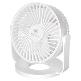 Вентилятор настольный ROYAL CLIMA RSF-0401M-WT, 4 режима, d=10 см, 5 Вт, белый, НС-1691753