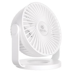 Вентилятор настольный ROYAL CLIMA RSF-0401M-WT, 4 режима, d=10 см, 5 Вт, белый, НС-1691753