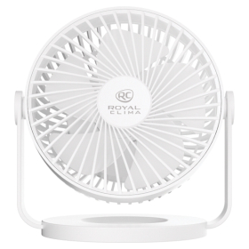 Вентилятор настольный ROYAL CLIMA RSF-0401M-WT, 4 режима, d=10 см, 5 Вт, белый, НС-1691753