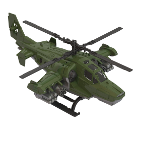 Вертолет игрушечный "Военный", пластиковый, 39,2x27,3x15,6 см, НОРДПЛАСТ, 247