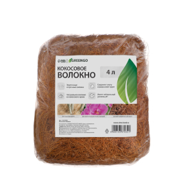 Волокно кокосовое, для мульчирования, 4 л, Greengo