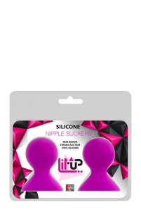 Ярко-розовые помпы для сосков Nipple Suckers