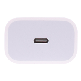 Зарядное устройство быстрое сетевое (220 В) SONNEN, Type-C PD 20 Вт, 3 A, белое, 455507