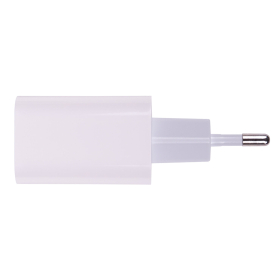 Зарядное устройство быстрое сетевое (220 В) SONNEN, Type-C PD 20 Вт, 3 A, белое, 455507