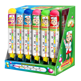 Жевательная резинка "Вкусный градусник", 7 г, КАНДИ КЛАБ, GUM072