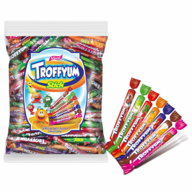 Жевательные конфеты-палочки TROFFYUM, Фруктовое ассорти, 1000 г, УТ-00001529