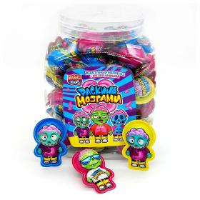 Жевательный мармелад с кислой начинкой "Раскинь мозгами", 10 г, КАНДИ КЛАБ, MAR109