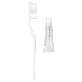 Зубной набор КОМПЛЕКТ 200 шт., HOTEL (зубная щётка + зубная паста 5 г), картон, 2000120